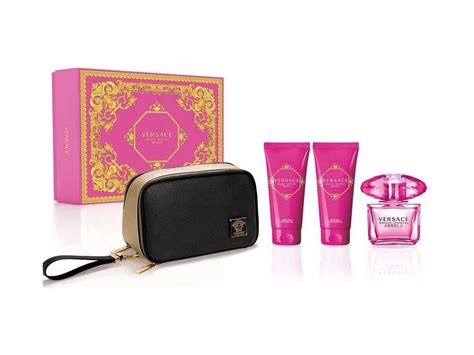 versace bright crystal 90ml gift set